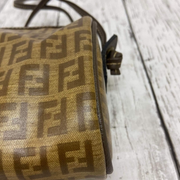 Rare Authentic FENDI Zucchino Vintage Mini Sling/Crossbody Bag - Picture 8 of 16
